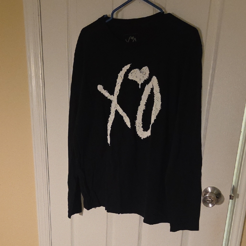 The Weeknd XO SizeL Black Long Sleeve Tee